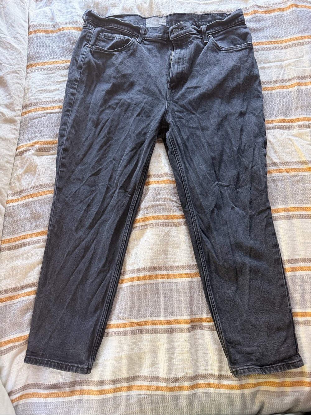 Everlane The Original Cheeky Jeans – Women’s Size 33 –Dark Grey/Black Cropped